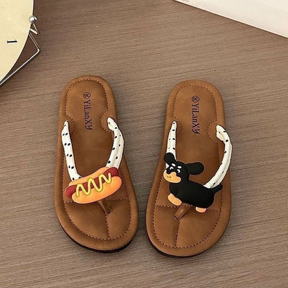 Tongs estivales à chevrons – confort & style plage