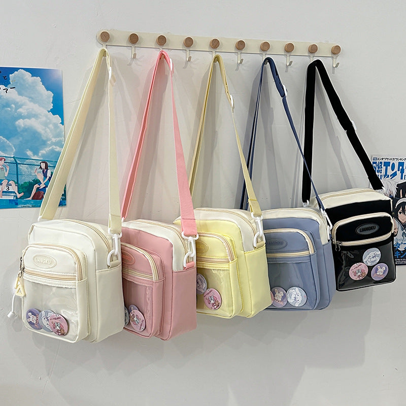 Sac à épaule en nylon – Style Patchwork