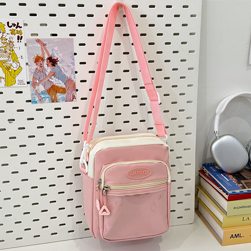 Sac à épaule en nylon – Style Patchwork