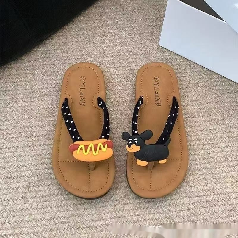 Tongs estivales à chevrons – confort & style plage