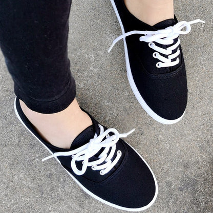 Baskets en toile pour femmes - style sport et confort au quotidien