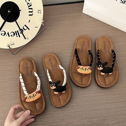 Tongs estivales à chevrons – confort & style plage
