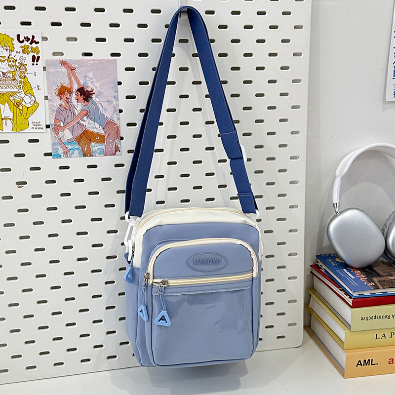 Sac à épaule en nylon – Style Patchwork