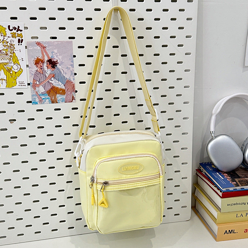 Sac à épaule en nylon – Style Patchwork
