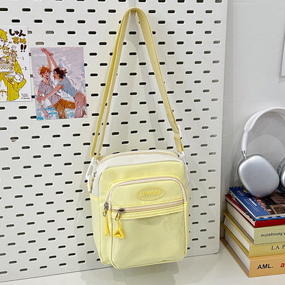 Sac à épaule en nylon – Style Patchwork