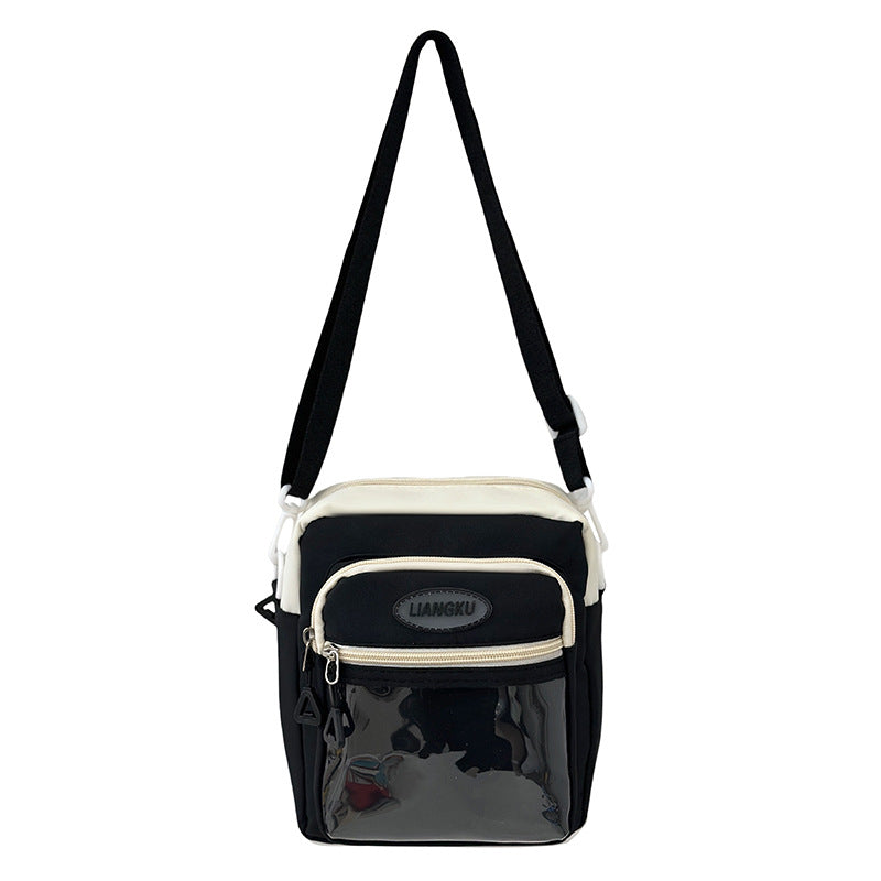 Sac à épaule en nylon – Style Patchwork