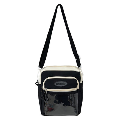 Sac à épaule en nylon – Style Patchwork